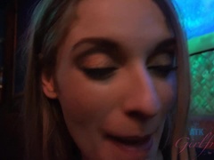 Leie, Blondine, Blasen, Besamung, Fussjob, Freundin, Pov, Weibliche ejakulation