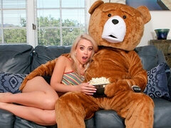 Madison Summers Loves Her Teddy Bear