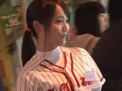 A part-time job girl who feels while serving customers while making her face red tide 11 5 All stores Creampie ~ Batting center, Okinawan restaurant, 