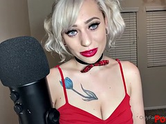 Ari love asmr big dildo fucking