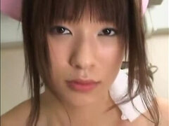 Horny Japanese slut Kaho Kasumi in Exotic POV, Nurse/Naasu JAV clip