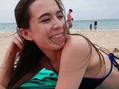 Ariel enjoys the beach, and your cock.