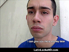 youthfull Latino twunk first-timer Gay For Pay