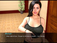 3d, visual novel, brunette big tits