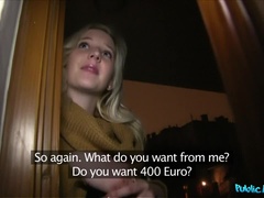 Blonde Wants to Fuck for Euros