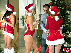 Christmas sex soiree - Amarna Miller, Blanche Bradburry, Tricia teenage