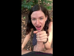 Lina Arian Joy enjoys sexy in the park