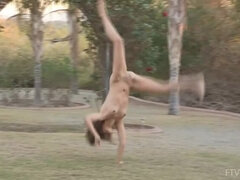 Amatør, Brunette, Kvinde, Hd, Udendørs, Solo