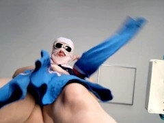 Cul à la bouche, Gros cul, Brunette brune, Poilue, Masturbation, Orgasme, Chatte, Jarretelles