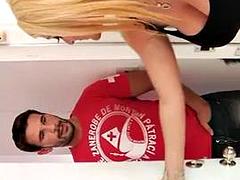 Store smukke kvinder, Store bryster, Blondine, Pik sutte, Hårdt, Bryster