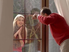 18 anni, Bionda, Pompino, Papà, Hd, Leccata, Figa, Ragazza