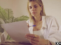 Blonde with Perky Tits Ada Lapiedra Does More Than Nude Model with Tommy Cabrio - fetish hardcore