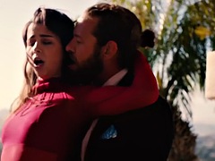 아기, 오랄섹스, 흑갈색 머리, 에로틱, 핸드잡, 힐, 야외의