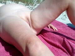 On nudist beach