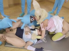 Aziatisch, Blond, Bruinharig, Hd, Japaans, Panty, Gezichtspunt