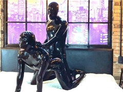 Amatör, Bdsm, Avsugning, Par, Latex, Latina, Mexikansk, Mager