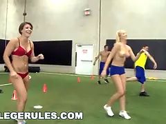 Rules - joy and games with university sluts Kayleigh Nichole, Megan Matthews, Carter Cruise and more