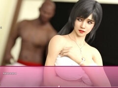 Dreidimensional, Asiatisch, Riesig, Massage, Titten