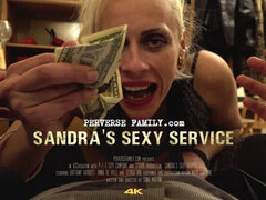 Hot Blonde Sandra Gives Extreme Blowjob & Rough Sex - Perverse Family Fuck