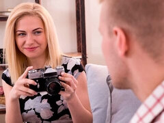 Stor rumpe, Stor kukk, Blond, Kukk suging, Bakfra, Naturlige bryster, Tenåring, Pupper