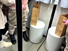 Stor svart kvinne, Stor kukk, Blond, Kukk suging, Samling, Runke, Offentlig, Pupper