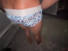 Naughty Brunette Latina Gets Excited and Fucks All Her Friends in the Street Party - Amateur Gostosa from Brazil