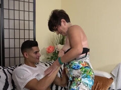 Stellung 69, Hundestellung, Europäisch, Behaart, Hardcore, Reif, Mutti, Sohn