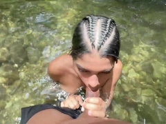 My Big Ass Latina Stepsister Loves Going to the Forest with Me to Take Advantage of Being Alone and Give Her a Nice Fuck