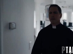 Naughty Priest Seduces Innocent Teen Gia Derza Into Losing Her Anal Virginity