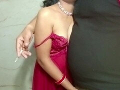 18, デカチン, フェラチオ, 大学生, 彼女, インド人, 下着, 喫煙