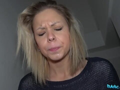 A thot with big bottom gets paid some cash for a doggy-style fuck.