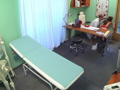 Redhead nympho Chelsy Sun gets boned by horny doctor