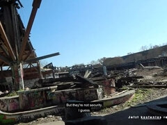 Naughty fuck date with Melina May in abandoned former outdoor pool area! stevenshame.dating