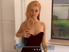 Helping the beauties in a visual novel gameplay with big boobs and hot mommies