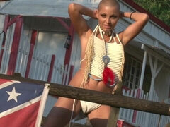 아마추어, 큰 엉덩이, 큰 가슴, 농장, 야외의, 빼빼한, 혼자, 청소년