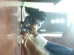아시안, 중국인, 더블 삽입, 발, 페티쉬, 발 페티쉬, 게이, 레즈비언