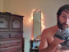 Spermaladung, Schwul, Masturbation, Solo, Tätowierung