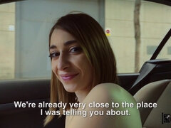 Outdoor sex with playful teen Lana Bunny