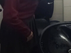 18, Amatør, Skole, Par, Offentlig, Student, Tenåring, Toalett