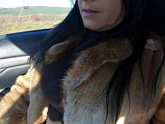 Amateur, Grosse bite, Voiture, Fille latino, Mère que j'aimerais baiser, De plein air, Pov, Suçant