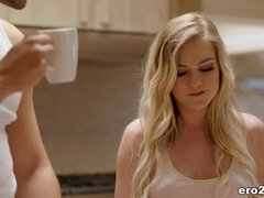 Chloe Cherish is getting banged in the backyard, while her beau is out of town