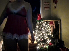 Christmas Lights Glass And Hitachi - Booty Teen Solo