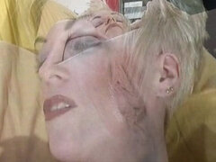 Amateur, Gros cul, Blonde, Femelle, Allemand, Masturbation, Rétro, Solo