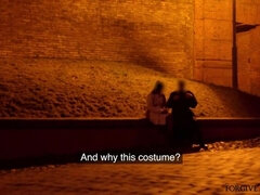 Petite Brunette in Stockings Can't Get Enough