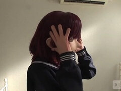 Story girl, girl masturbating, masked