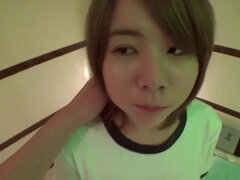 college teen gets blowjob - Asian