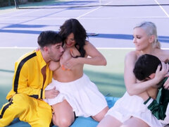 Hottest outdoor sex scenes featuring beautiful babes