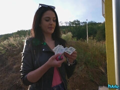 Américain, Cul, Noire, Cuir, Seins naturels, De plein air, Pov, Chatte