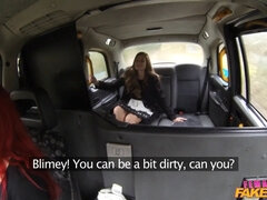 i bet you've never had a bit of class in this taxi - woman faux taxi