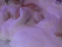 My Beautiful Wife Enjoys the Jacuzzi at the Motel Before Fucking My Friend